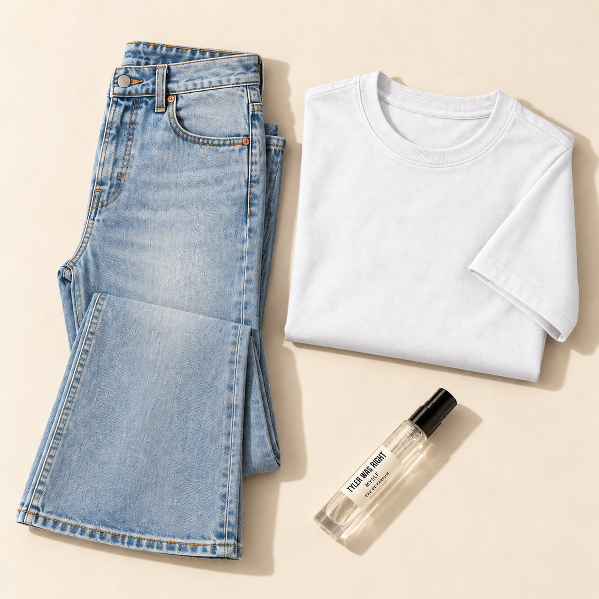 Paquete Tyler — Levi’s 527 BootCut+ Playera + MYSLF 5 ml