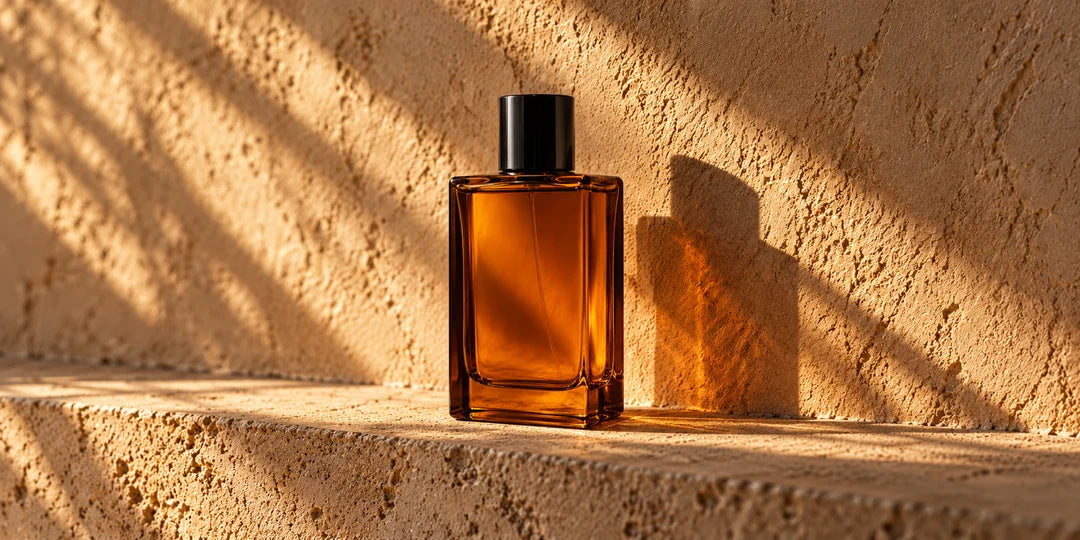 Referencia editorial de fragancia sin marca